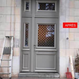 Porte d'entrée aluminium Batiman Comipa à Pau Lons