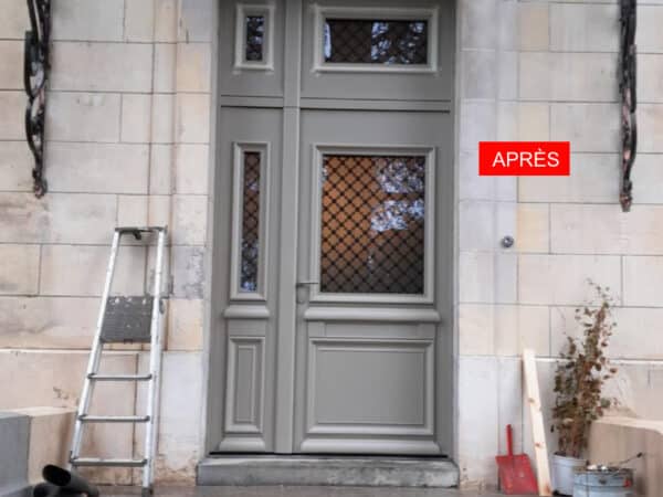 Porte d'entrée aluminium Batiman Comipa à Pau Lons