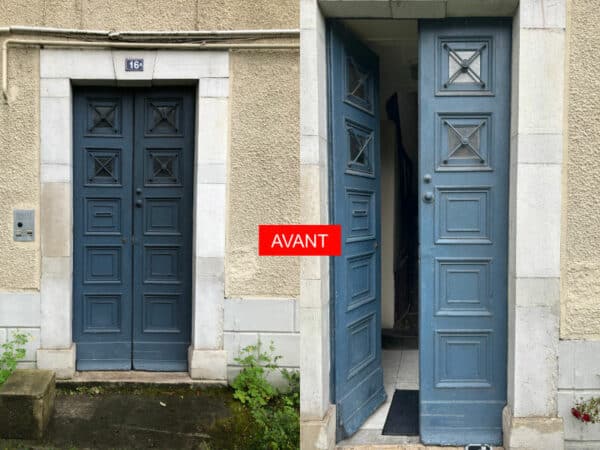 PORTE D’ENTREE  BOIS AU QUARTIER DU CHATEAU – Image 2